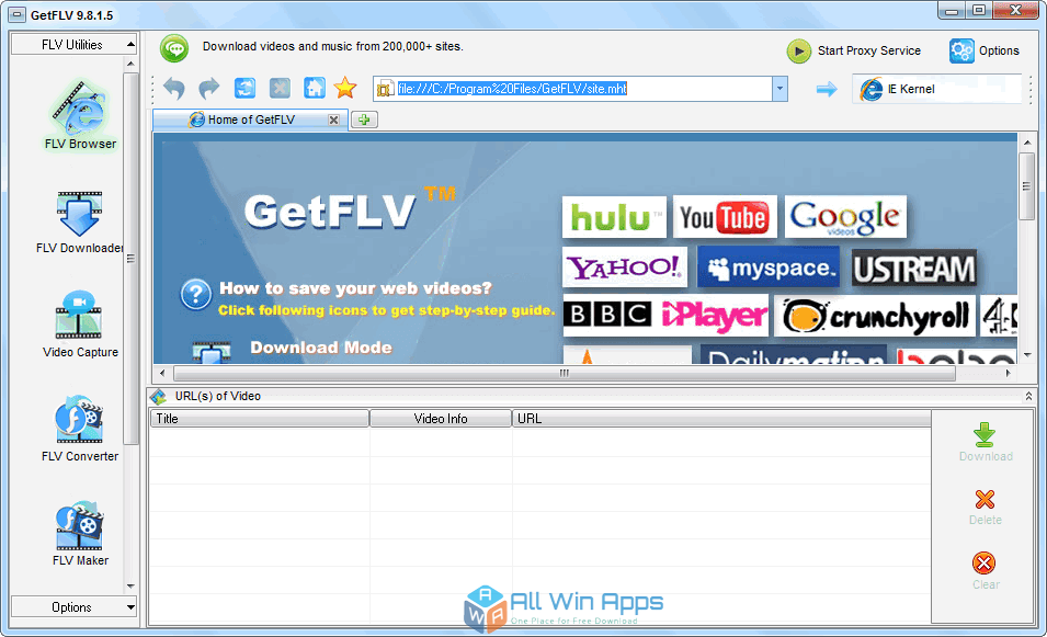 GetFLV Pro Downloader Latest Version Download