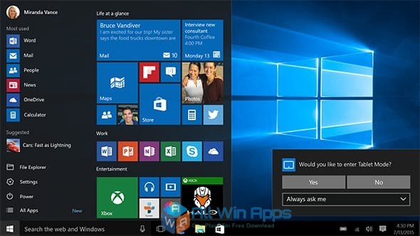 Windows 10 Pro 64 bit Free Download