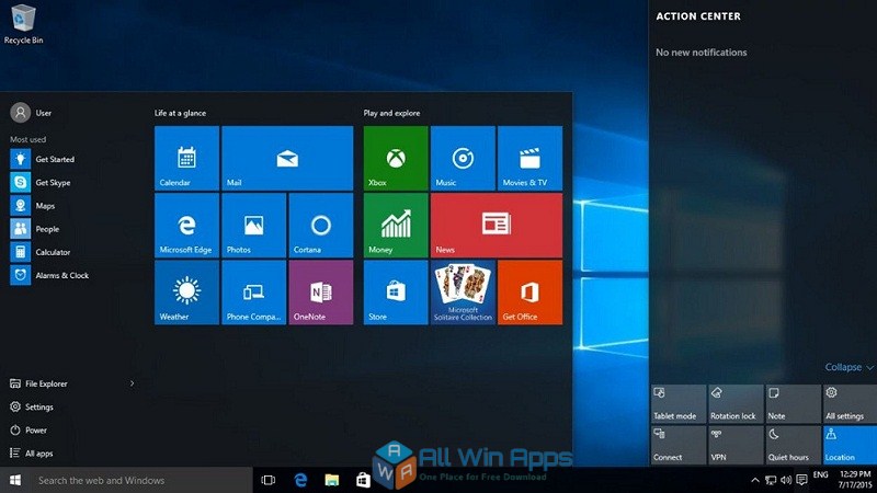 Windows 10 Pro RS2 15063 x64 with Office 2016 free download full version