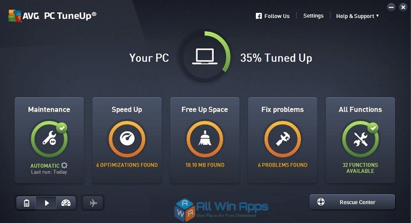 AVG PC TuneUp 2018 16.7 free download full version