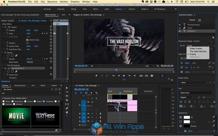 Adobe Premiere Pro CC 2018 12.1 Latest Version Download