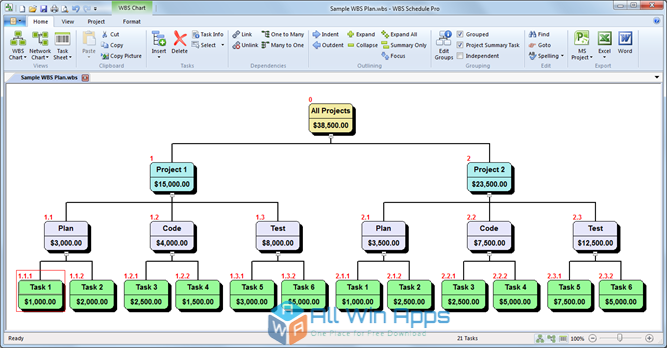 Wbs Chart Pro Gratis