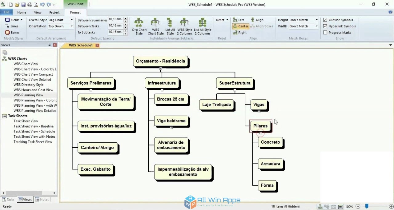 Wbs Chart Pro For Mac