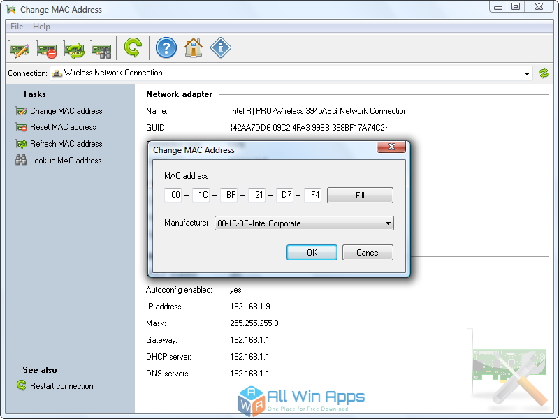 Free mac address changer Free mac address changer