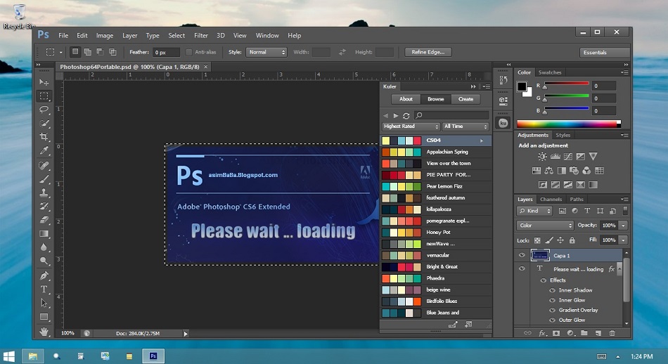 Download photoshop cs6 portable ringan