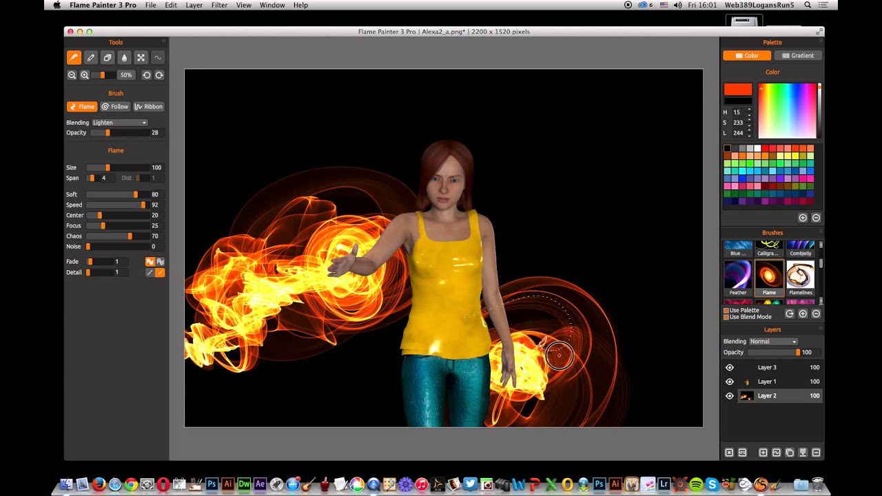 free download full version Flame Painter 3 Pro v3.2
