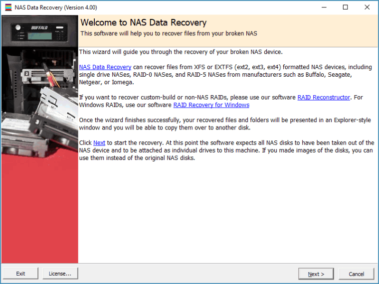 free download full version Runtime NAS Data Recovery 4